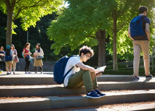 school benches,undergrads,man on a bench,campuswide,benches,students,undergraduates,unsw,uvic,campus,girl and boy outdoor,macalester,tdsb,caltech,campuses,schoolyard,usyd,bench,park bench,stone bench,Art,Artistic Painting,Artistic Painting 30