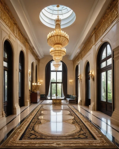 lobby,foyer,entrance hall,emirates palace hotel,luxury home interior,ballroom,marble palace,sursock,luxury bathroom,cochere,hotel hall,nemacolin,gleneagles hotel,amanresorts,hallway,hotel lobby,luxury property,luxury hotel,greystone,ballrooms,Illustration,American Style,American Style 14