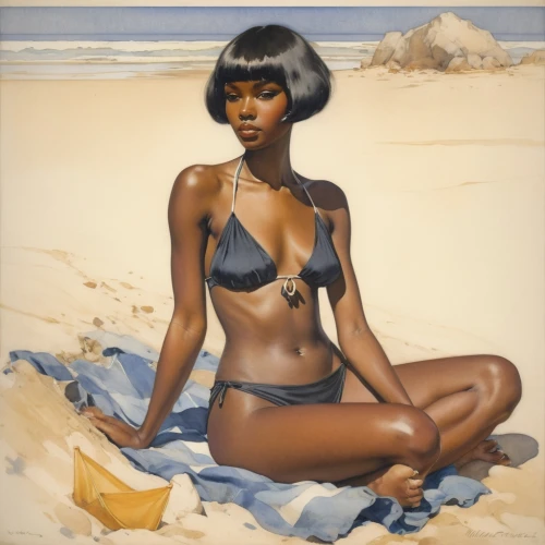 nubian,mcquarrie,tretchikoff,nubia,leontyne,toccara,coffy,leyendecker,oshun,african american woman,melanin,sinitta,sand colored,neith,mcginnis,black woman,broncefigur,girl on the dune,kunbi,oluchi,Illustration,Paper based,Paper Based 23