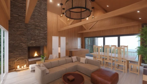 fire place,modern living room,fireplace,fireplaces,interior modern design,wooden beams,living room,family room,3d rendering,livingroom,luxury home interior,interior design,cabin,mid century house,renderings,sitting room,chalet,modern decor,fireside,loft,Photography,General,Realistic