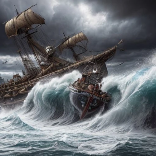 maelstrom,caravel,piracies,pirate ship,galleon,trireme,sea storm,sea sailing ship,triremes,longships,gangplank,sea fantasy,viking ship,longship,privateering,shipwrecks,merchantmen,fireships,privateers,plundering,Realistic,Movie,Pirate Adventure