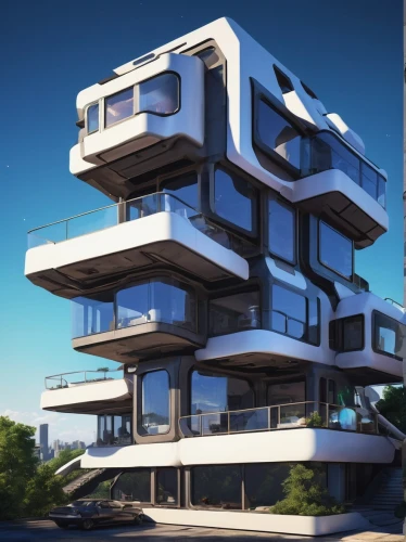 cubic house,cube stilt houses,modern architecture,modern house,futuristic architecture,cube house,sky apartment,multistorey,3d rendering,residential tower,habitat 67,condominia,cantilevered,penthouses,renders,lofts,dunes house,render,condos,arhitecture,Illustration,Paper based,Paper Based 08