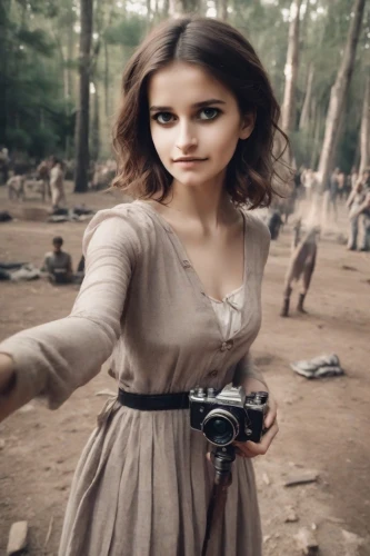 a girl with a camera,caterino,beren,girl with gun,girl in a historic way,girl with a gun,camerawoman,camera,vintage girl,girl making selfie,liesel,holding a gun,tvd,eponine,lori,camera photographer,katherina,photo lens,northanger,selly,Photography,Cinematic
