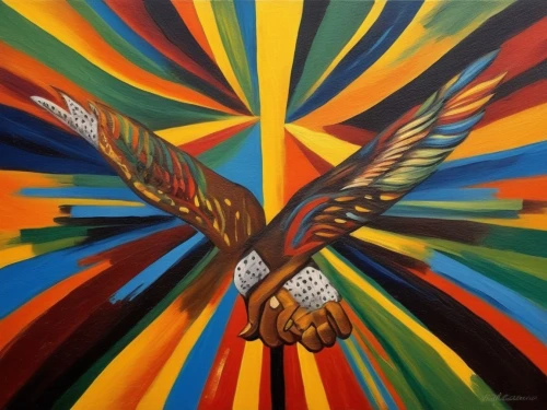 dove of peace,indigenous painting,peace dove,aguila,pentecost,pentecostalist,reconciliation,pentecostalists,doves of peace,wingspan,aztlan,wingspans,sankofa,peacebuilding,migrante,praying hands,anishinabe,peacemaking,liberacion,decolonization,Illustration,Realistic Fantasy,Realistic Fantasy 21