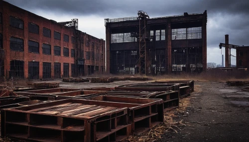 brickyards,abandoned factory,empty factory,brickworks,industrial landscape,industrial ruin,warehouses,brownfield,ancoats,old factory,brownfields,dereliction,railyards,dogpatch,industrialization,middleport,valley mills,deindustrialization,steelworks,factories,Illustration,Abstract Fantasy,Abstract Fantasy 06