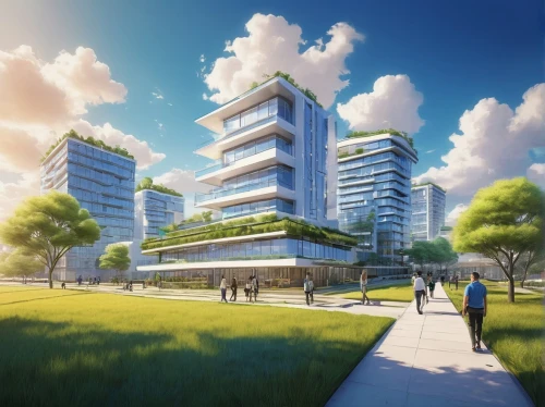 technopark,cyberjaya,kaist,capitaland,europan,unitech,greentech,kunshan,hongdan center,suntech,changfeng,skolkovo,shenzhen vocational college,shanyang,3d rendering,infopark,office buildings,shaoyang,songdo,newbuilding,Conceptual Art,Fantasy,Fantasy 13