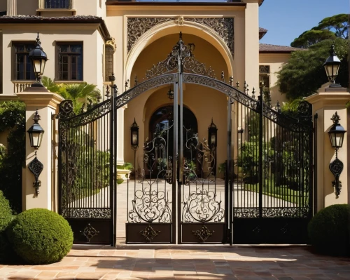 front gate,gated,wrought iron,entryway,gates,entranceway,ornamental dividers,iron gate,bendemeer estates,woollahra,ritzau,domaine,metal gate,house entrance,gate,fence gate,garden door,entrada,wood gate,luxury property,Conceptual Art,Fantasy,Fantasy 07