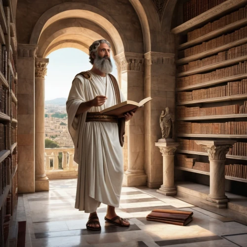 celsus library,bibliographical,sanhedrin,socrates,ibn tulun,herodotus,the death of socrates,dizionario,isocrates,vitruvius,dougga,bibliology,pausanias,biblical narrative characters,syriacs,socratic,theologiae,archivists,philological,bibliotheca,Illustration,Abstract Fantasy,Abstract Fantasy 05