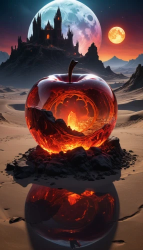 arkenstone,sunstone,healing stone,lava stones,dragonstone,fire planet,lava balls,background with stones,fireheart,agate carnelian,lotus stone,fire heart,crystal ball,bloodstone,crystal ball-photography,fantasy landscape,glass sphere,fire ring,lovestone,cabochon,Illustration,Realistic Fantasy,Realistic Fantasy 33