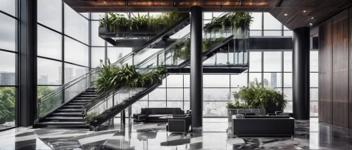 penthouses,modern office,lofts,steel stairs,glass wall,atriums,interior modern design,modern decor,outside staircase,contemporary decor,loft,staircase,staircases,interior design,stairwell,minotti,atrium,an apartment,stairs,residential tower,Art,Artistic Painting,Artistic Painting 22