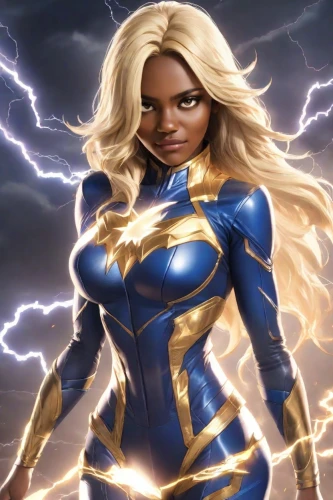 ororo,monifa,susanthika,mayhle,shadrake,teferi,sandahl,thundera,stormbreaker,captain marvel,zondi,wambui,azamiyah,godbolt,danai,thundra,kori,zavin,ekavian,okoye,Digital Art,Anime