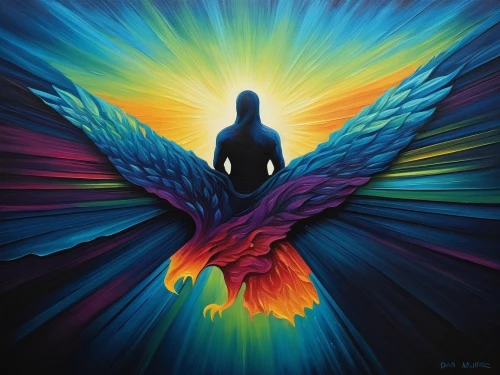 heart chakra,dove of peace,archangel,inner light,oneness,the archangel,bird of paradise,ascension,ayahuasca,mantra om,spirituality,aura,meditator,angel wing,enlightenment,meditate,meditation,pachamama,global oneness,meditational,Illustration,Realistic Fantasy,Realistic Fantasy 25