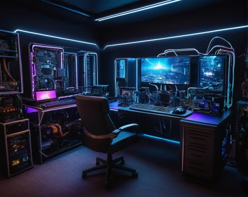 computer room,spaceship interior,computer workstation,fractal design,the server room,workstations,batcave,spacelab,spaceship space,nostromo,playroom,research station,game room,working space,cyberpunk,computerized,lair,ufo interior,cybercafes,black light,Conceptual Art,Sci-Fi,Sci-Fi 20