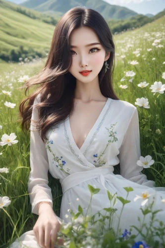 innisfree,bingqian,flower background,hanqiong,gorani,huayi,gowon,spring background,hanbok,qiong,bdo,springtime background,meadowfoam,ao dai,xuebing,diaochan,seowon,chengjie,chuseok,nature background,Photography,Commercial