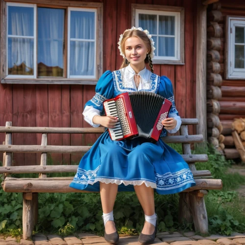 dirndl,folk costume,country dress,kolonics,folk costumes,heidi country,estonians,kalinka,vasilisa,fraulein,folk village,russian folk style,melodeon,belarusians,belarussian,fanciulla,bavarian swabia,estonian,sound of music,traditional costume,Photography,General,Realistic