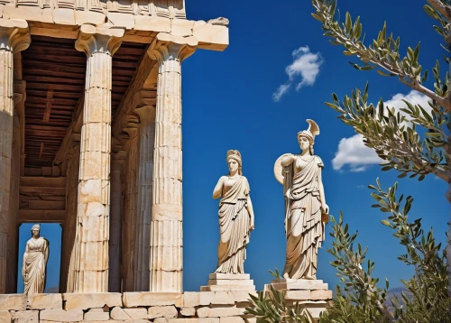 caryatids,akropolis,erechtheion,greek temple,house with caryatids,acropolis,palmyra,erechtheus,temple of diana,baalbek,doric columns,hellas,laodicea,caesonia,agrigento,athens,hellenic,chersonesos,temple of poseidon,leptis,Illustration,Realistic Fantasy,Realistic Fantasy 45