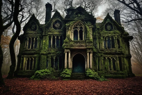 witch's house,ghost castle,witch house,haunted castle,the haunted house,creepy house,house in the forest,haunted house,fairytale castle,fairy tale castle,forest house,haunted cathedral,abandoned house,old victorian,abandoned place,castle of the corvin,fairy house,haunted forest,syringe house,victorian house,Conceptual Art,Fantasy,Fantasy 18