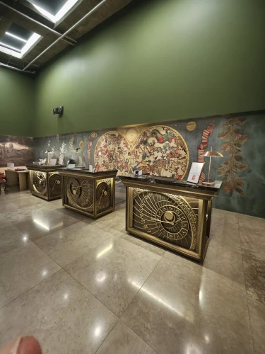 minoans,mithraeum,triclinium,palace of knossos,cosmetics counter,lobby,wardroom,bar counter,photosphere,meeting room,majevica,courtroom,sideboard,frescoes,conference room,servery,hotel lobby,antechamber,tepidarium,credenza