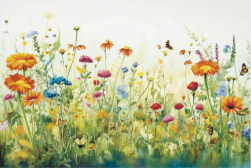 meadow in pastel,flower meadow,flower painting,flowering meadow,meadow flowers,flowers field,flower field,summer meadow,watercolour flowers,field of flowers,wildflower meadow,spring meadow,watercolor flowers,blanket of flowers,dandelion meadow,blooming field,small meadow,wild flowers,wild meadow,field flowers