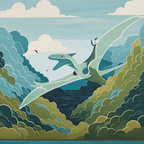 tropicbird,quetzalcoatlus,pterosaur,pterosaurs,liopleurodon,plesiosaurs,tropicbirds,fairy tern,sea swallow,sea bird,pteranodon,bird illustration,plesiosaur,a flying dolphin in air,birds of the sea,wind surfing,water bird,bird flight,bird in flight,hammerhead bird,Illustration,Vector,Vector 08