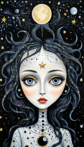 inanna,diwata,sedna,horoscope libra,nakshatras,promethea,galaxia,astrologer,celestial body,starchild,celestial bodies,astrologically,constellation lyre,moonchild,zodiac sign gemini,astrologist,moonbeams,queen of the night,universo,fairie,Illustration,Abstract Fantasy,Abstract Fantasy 12