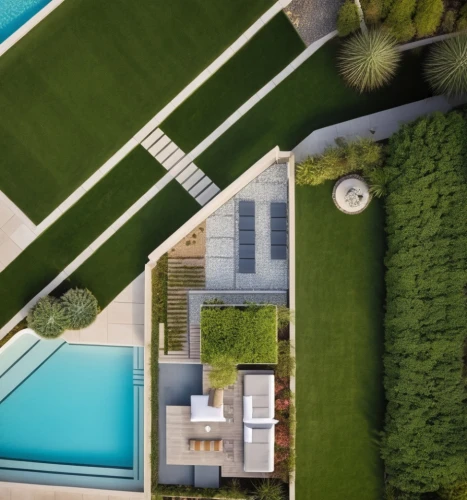 roof top pool,roof landscape,landscape design sydney,aerial view umbrella,aerial landscape,landscape designers sydney,lubetkin,outdoor pool,overhead shot,infinity swimming pool,verticality,house roofs,immobilier,pools,vertiginous,garden design sydney,backyards,storeys,swimming pool,grass roof,Photography,General,Realistic