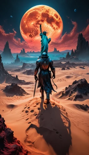 barsoom,desert background,capture desert,kharga,bronze horseman,desert,fantasy picture,eternia,sahara desert,moon valley,badland,cydonia,the desert,desert planet,violinist violinist of the moon,saharan,wildstar,valley of the moon,dune,sahara,Illustration,Realistic Fantasy,Realistic Fantasy 47