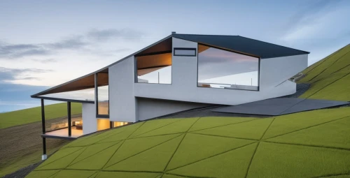 cubic house,cube stilt houses,cube house,dunes house,frame house,modern house,modern architecture,house shape,passivhaus,folding roof,3d rendering,grass roof,vivienda,inverted cottage,cantilevered,prefab,cantilevers,icelandic houses,sketchup,revit,Photography,General,Realistic