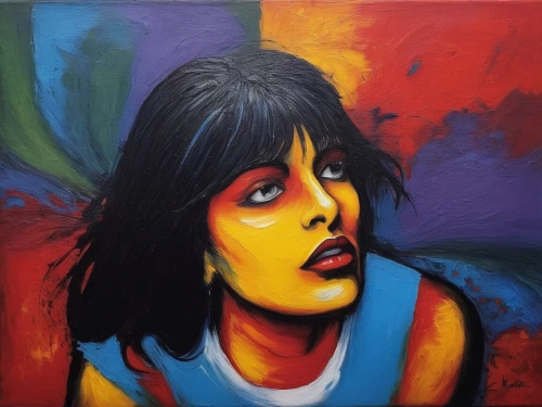 musidora,nielly,ronstadt,mousseau,siouxsie,elastica,winehouse,zadora,farrokhzad,oil painting on canvas,lenkiewicz,fairuz,portrait of a girl,pop art woman,elektra,girl portrait,oil on canvas,kaliopi,merleni,pintura,Illustration,Realistic Fantasy,Realistic Fantasy 33