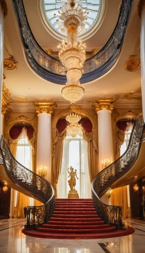 foyer,emirates palace hotel,entrance hall,kempinski,royal interior,grand hotel europe,crown palace,mikhailovsky,cochere,ritzau,palladianism,ballroom,europe palace,ornate,emporium,lebua,marble palace,staircase,minsk,hall of nations,Illustration,Realistic Fantasy,Realistic Fantasy 37