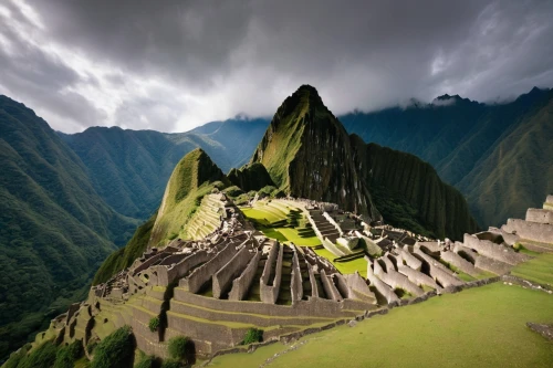 machu picchu,machupicchu,marvel of peru,machu,machu pichu,peru,incas,picchu,peru i,machuelo,inca,stone of peru,incan,terraced,equateur,urubamba,mountainous landscape,stone pyramid,andean,andes,Illustration,Paper based,Paper Based 15