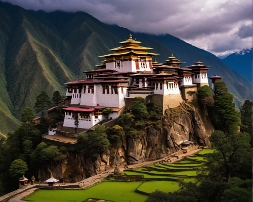 dzongkhag,bhutan,dzong,punakha,trongsa,dzongkha,gompa,dzongkhags,lukla,dzongsar,gyalwa,dharmsala,nepal,mongar,phodrang,khyentse,tshering,manaslu,rangjung,bhutanese,Conceptual Art,Fantasy,Fantasy 16