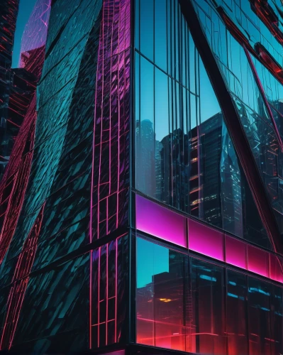 colorful city,hypermodern,glass building,cybercity,cityscape,vdara,ctbuh,metropolis,urban,purpleabstract,colorful facade,abstract corporate,colored lights,noncorporate,cyberpunk,ultramodern,guangzhou,skyscraper,glass facades,skyscrapers,Illustration,Realistic Fantasy,Realistic Fantasy 36