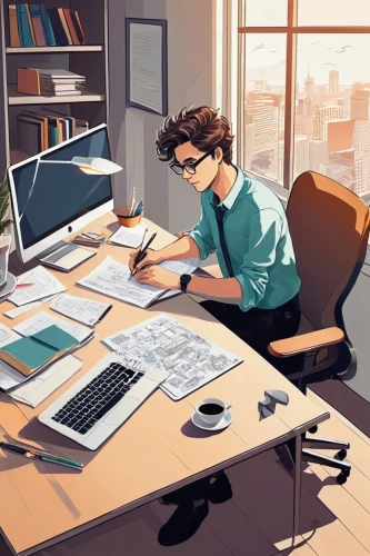 office worker,secretarial,blur office background,office desk,overwork,in a working environment,cubicle,overworking,office line art,background vector,sci fiction illustration,place of work women,workspaces,working space,modern office,workaholic,officered,women in technology,busywork,overworked,Illustration,Japanese style,Japanese Style 06