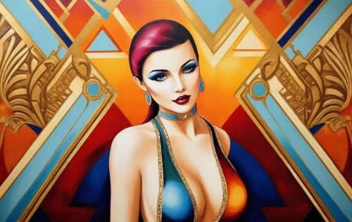 art deco woman,art deco background,art deco,art deco frame,art deco ornament,lempicka,tretchikoff,transistor,pop art woman,iconographer,demoiselles,stewardess,godward,viveros,flapper,pop art style,pinstriping,wadjet,cool pop art,retro woman,Illustration,Vector,Vector 16