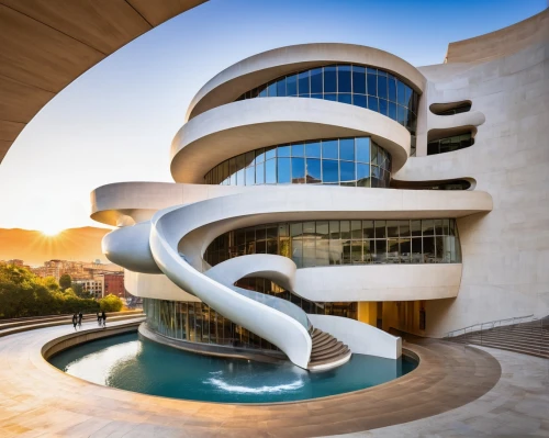 seidler,guggenheim museum,segerstrom,futuristic art museum,futuristic architecture,getty,pedrera,disney hall,gehry,getty centre,niemeyer,morphosis,escala,blavatnik,kaust,modern architecture,spirally,safdie,spiral,spiralling,Art,Classical Oil Painting,Classical Oil Painting 11