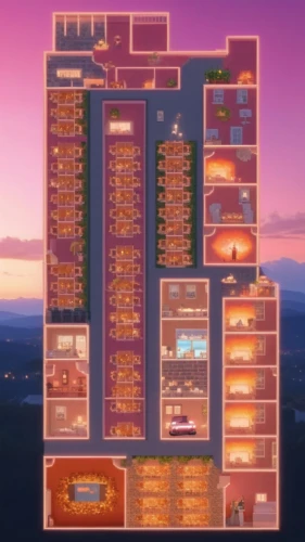 sky apartment,multistorey,an apartment,microcomputer,copperopolis,cybertown,skyscraper town,floorplan home,apartments,electrohome,condominium,smart house,residential tower,microcomputers,dreamhouse,cpus,tetris,condos,shared apartment,apartment complex,Photography,General,Realistic