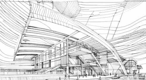 sketchup,revit,wireframe,overdrawing,wireframe graphics,arcology,unbuilt,scribble lines,underdrawing,line drawing,roughs,parametric,skyways,nurbs,architettura,mono-line line art,kirrarchitecture,autodesk,parametrized,architectures,Design Sketch,Design Sketch,None