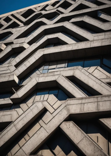 morphosis,brutalism,brutalist,angular,concrete,geometric,geometrical,kirrarchitecture,strata,tridiagonal,geometrics,zigzag,escala,lattice windows,ziggurat,vertigo,building honeycomb,cubic,arhitecture,architecture,Illustration,Retro,Retro 26