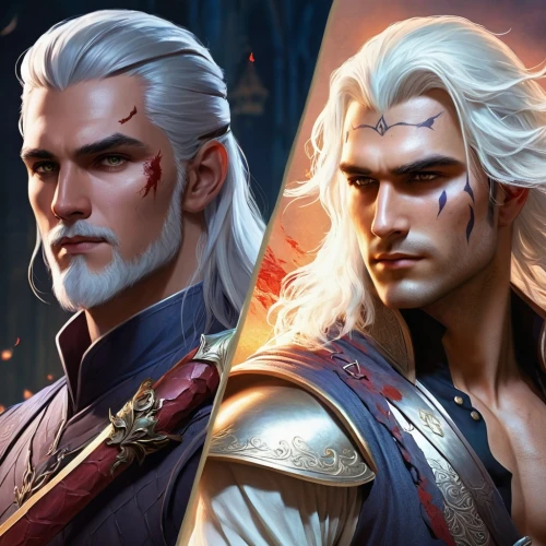 male elf,geralt,witcher,damxung,nuada,mengsk,wallonien,falstad,aegon,sovran,sveinn,celeborn,eliran,hjorth,lorimar,aliran,raistlin,alavanos,senderens,vondra,Illustration,Realistic Fantasy,Realistic Fantasy 01