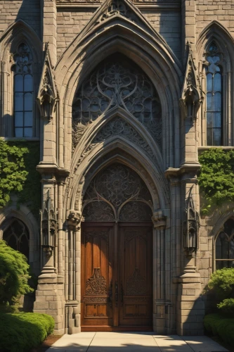 church door,mdiv,pcusa,entranceway,portal,entrances,front door,entryway,episcopalianism,buttressing,collegiate basilica,main door,buttresses,sewanee,buttressed,gothic church,ecclesiastical,christ chapel,haunted cathedral,ecclesiatical,Illustration,Realistic Fantasy,Realistic Fantasy 44