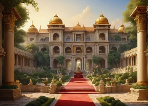 agrabah,grand master's palace,city palace,palaces,marble palace,theed,dorne,water palace,the palace,chhatris,naboo,hall of supreme harmony,andalus,the royal palace,durbar,royal tombs,gold castle,europe palace,palace,rohm,Illustration,Retro,Retro 19