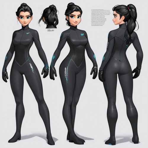 wetsuit,wetsuits,drysuit,vector girl,catsuits,turnarounds,catsuit,female swimmer,sombra,blackfire,widowmaker,subaquatic,mermaid vectors,suyin,johanna,sprint woman,black suit,xeelee,vayne,aquanaut,Unique,Design,Character Design