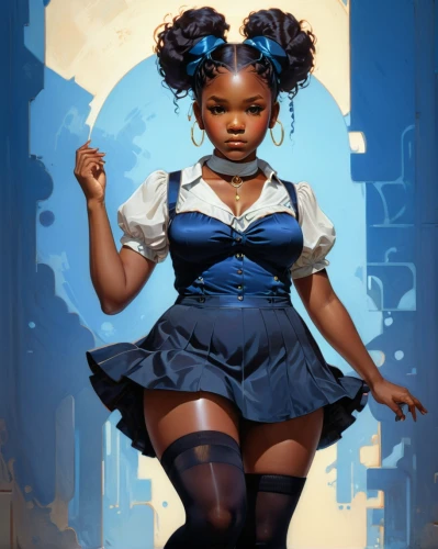 bioshock,sarafina,afrofuturism,world digital painting,digital painting,lumidee,dorothy,nyoni,afro american girls,krita,rockwell,nyamoya,rasputina,noire,bluestocking,popoola,teferi,matilda,evie,young girl,Illustration,Abstract Fantasy,Abstract Fantasy 20