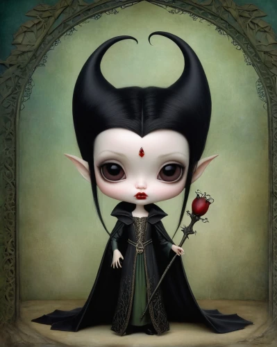 demoness,gothic portrait,gothic woman,vladislaus,evil fairy,malefic,vampire lady,dollmaker,goth woman,vampire woman,bjd,black rose,maleficent,widow flower,pernicious,drac,vampiric,hekate,gothic style,vampyres,Illustration,Abstract Fantasy,Abstract Fantasy 10