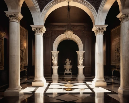 borromini,crypt,cloister,cloistered,sacristy,monastero,entrance hall,lateran,tempietto,cloisters,cochere,foyer,cathedral of modena,narthex,tepidarium,corridor,marble palace,mausolea,byzantine museum,sepulchres,Illustration,Black and White,Black and White 31