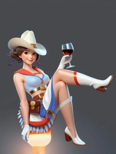 cowgirl,pardner,lady medic,cowpoke,majorette,yeehaw,retro woman,dioulasso,rockabella,retro girl,countrygirl,mvm,texan,sheriff,set of cosmetics icons,sfm,cowboy bone,chitralada,tenderfoot,western riding,Unique,3D,3D Character