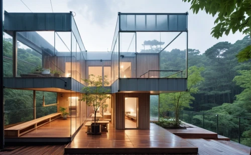 cubic house,forest house,cube house,modern architecture,cantilevered,mirror house,modern house,house in the forest,cantilevers,timber house,frame house,glass facade,prefab,dreamhouse,beautiful home,house in the mountains,treehouses,house in mountains,glass wall,tree house,Photography,General,Realistic
