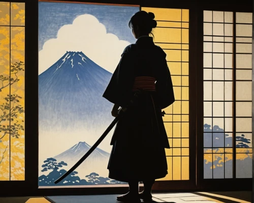 cool woodblock images,samurai,ukiyoe,kyudo,geisha,masamune,michizane,bujinkan,japanese art,iaido,daimyos,shogunate,hakama,erhu,naginata,hideyoshi,geisha girl,kagemusha,edo,woodblock prints,Art,Artistic Painting,Artistic Painting 04