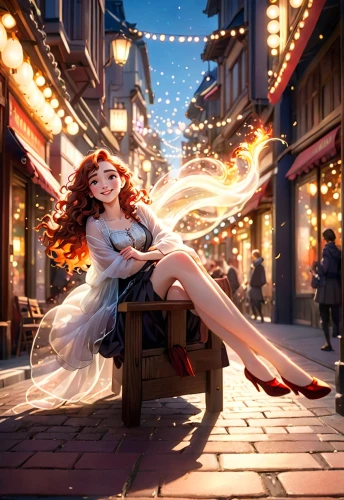 cinderella,world digital painting,fujiko,orihime,girl in a long dress,japanese sakura background,ballerina girl,fantasy picture,hoshihananomia,ballerina,3d fantasy,lights serenade,magicienne,ballerinas,sakura background,merida,a girl in a dress,asuka langley soryu,michiru,cendrillon,Anime,Anime,Cartoon